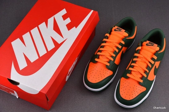 Dunk DD1391-300 Hurricanes Miami Low Nike 0903